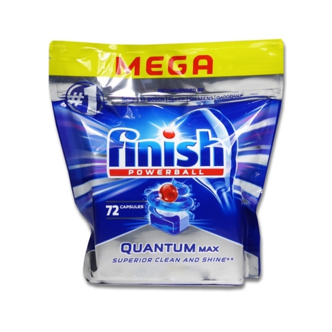 TÚI VIÊN RỬA BÁT FINISH QUANTUM MAX 72 VIÊN
