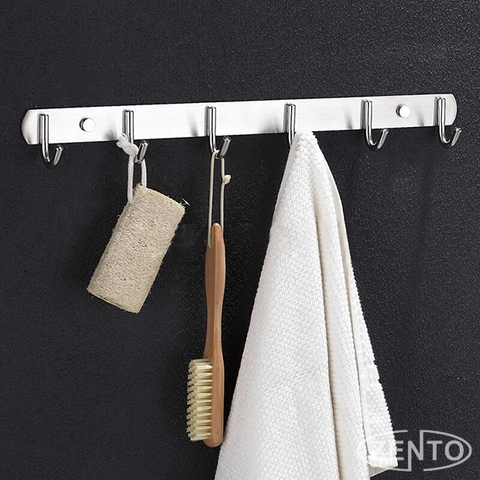 MÓC TREO QUẦN ÁO 6 CHẤU INOX 304 RANOX MT001