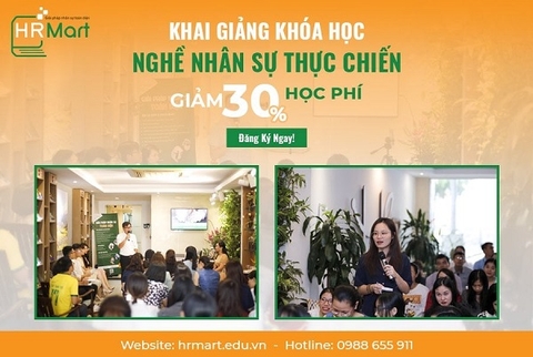 Khai giảng các khóa đào tạo nhân sự tháng 10 tại HR Mart - Giải pháp nhân sự hàng đầu Việt Nam