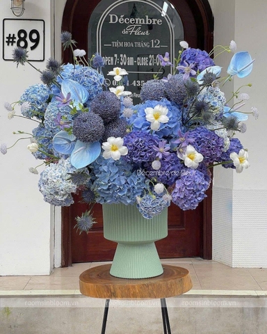 Bình hoa Moonlight Blue
