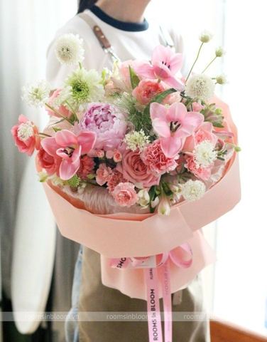 Bó hoa Pink Lady