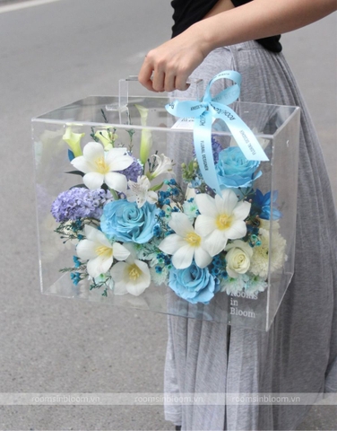 Vali trong suốt: SKY BLUE