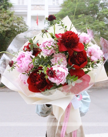 Bó hoa Peony Ariana