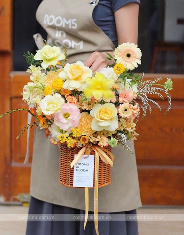 Lẵng hoa Fluorescent