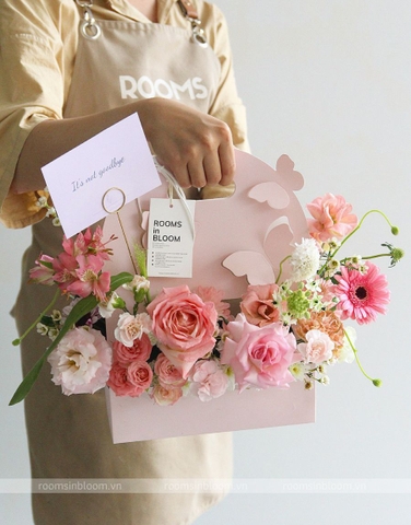 Giỏ hoa cánh bướm Caraluna