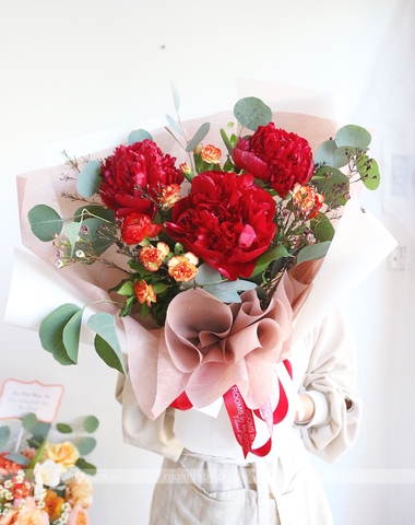Bó hoa Peony Ashley