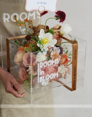 Hộp hoa bánh kem: Milk Chocolate