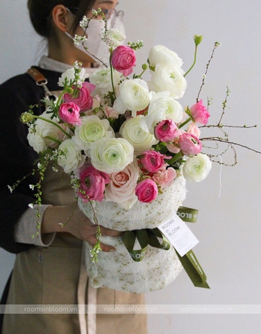 Bó hoa Dâu tuyết mùa đông