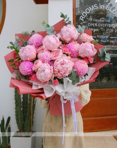 Bó hoa Peony Adilene