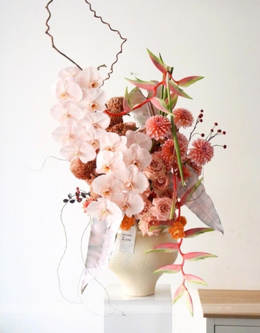 Bình hoa Grace Orange