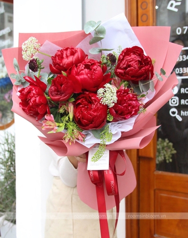 Bó hoa Peony Adriana