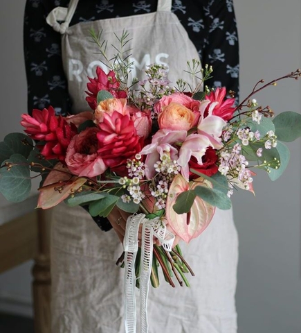 Hoa cưới: Helena Red Tropical