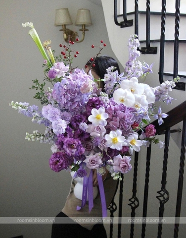Bình hoa Zoe Purple