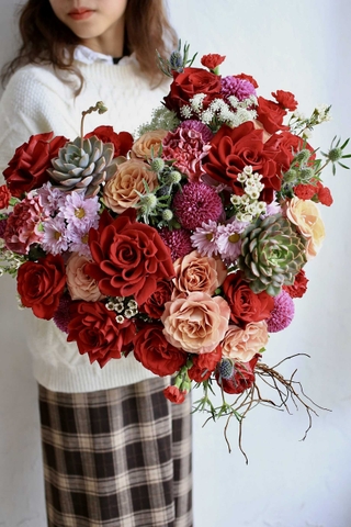 HEART TO HEART (hand-tied Technique)