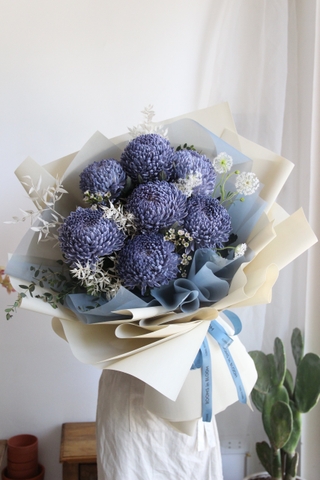 Bó hoa 7 bông Cúc Mẫu Đơn