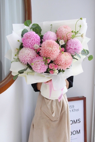 Bó hoa Pink Bubbles