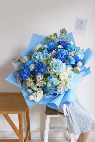 Bó hoa Blue Ocean Big size
