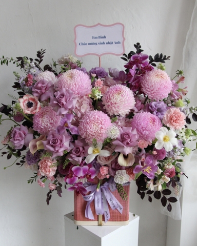 Giỏ hoa PROUD OF YOU