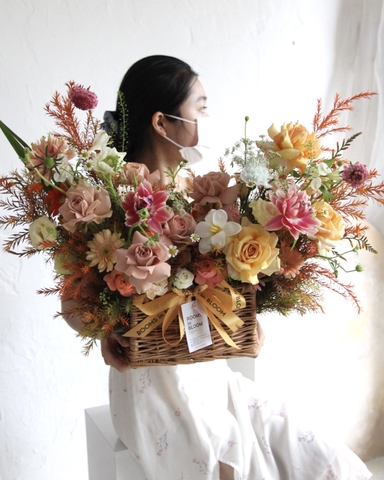 Giỏ hoa COLORS OF FALL