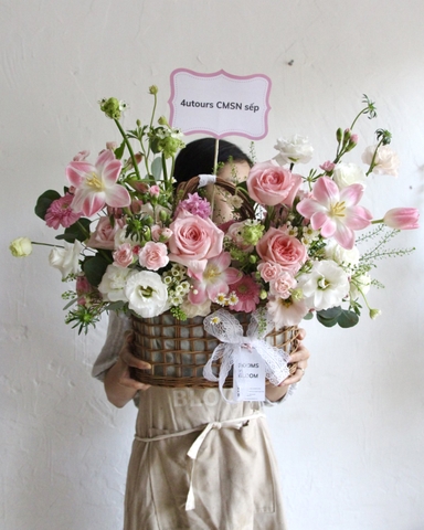 Giỏ hoa SWEET KISS