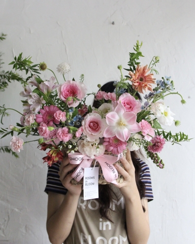 Giỏ hoa Baby Pinky