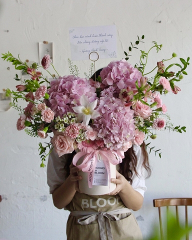 Box hoa tone hồng My Little Love