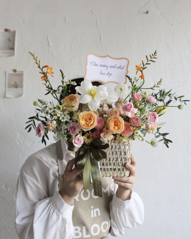 Giỏ hoa Little Sun