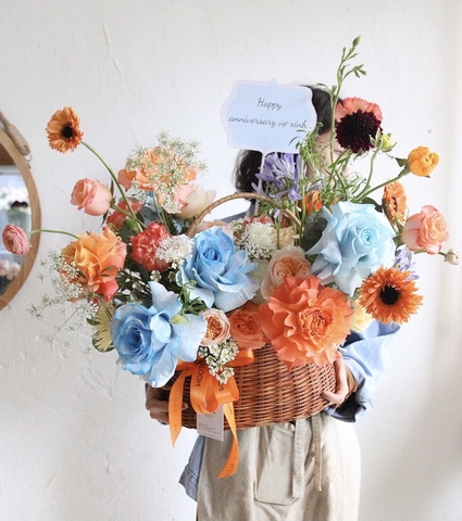 Giỏ hoa Timeless Beauty