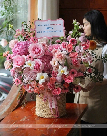 BÌNH HOA SWEETIE PINK