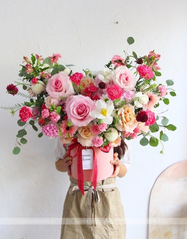 Giỏ hồng Cotton Candy No.2