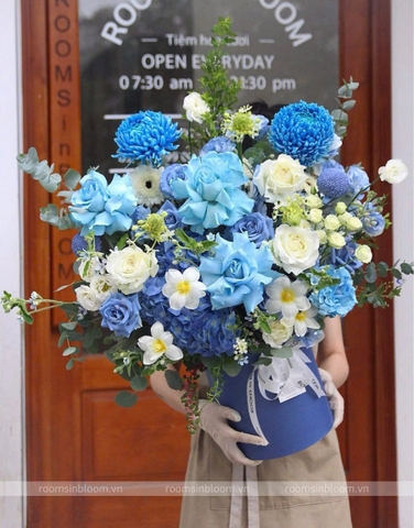 Giỏ hoa Royal Blue