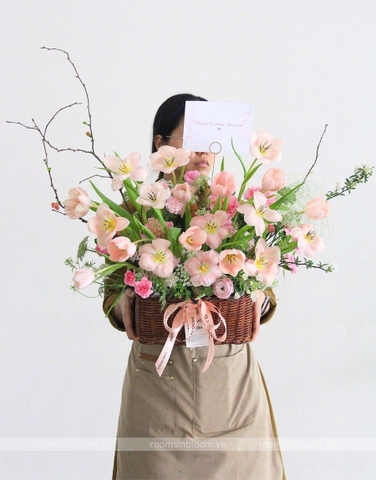 Giỏ hoa Tulip: Mirabella