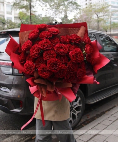 Carlotta Big Heart Roses ( 35 Heart Roses )