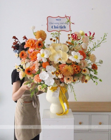 Bình hoa Amélie Orange