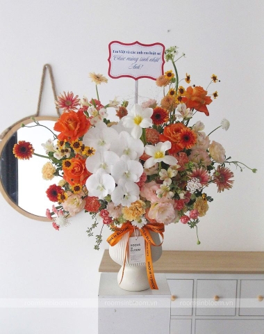 Bình hoa Amélie Orange No.2