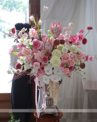 Bình hoa Genevieve Pink Tone