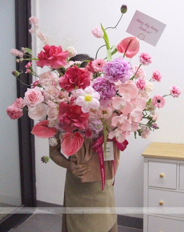 Bình hoa Felicity Pink