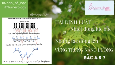 HAI ĐỊNH LUẬT NHIỆT ĐỘNG LỰC HỌC & NHỮNG TÁC ĐỘNG LÊN VÙNG TRŨNG NĂNG LƯỢNG