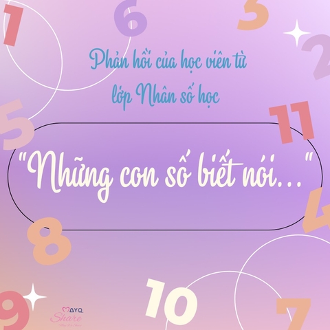 NHỮNG CON SỐ BIẾT NÓI