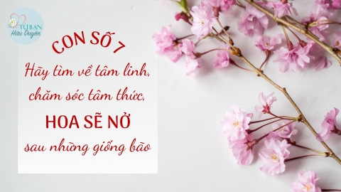 TỪ BẠN HỮU DUYÊN: CON SỐ 7 - HÃY TÌM VỀ TÂM LINH, CHĂM SÓC TÂM THỨC, 