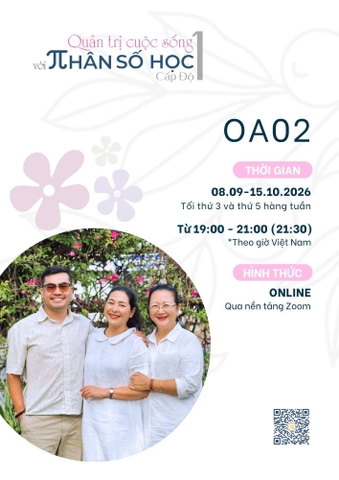 LỚP ONLINE 8 BUỔI CẤP ĐỘ CƠ BẢN (OA02) (08/09 - 15/10/2026)