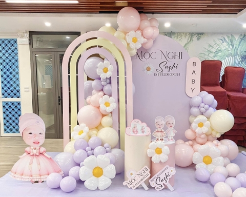 Trang Trí Đầy Tháng Cho Bé Đẹp