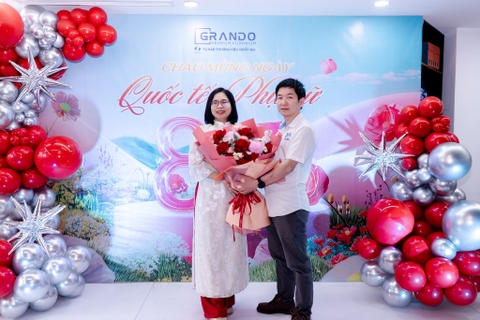 Trang Trí Backdrop 8 Tháng 3 Và 20 Tháng 10 Đẹp