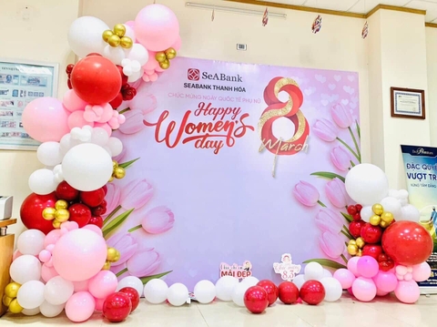 Mẫu Backdrop Trang Trí Ngày 8/3 và 20/10 Đẹp Tại Hà Nội