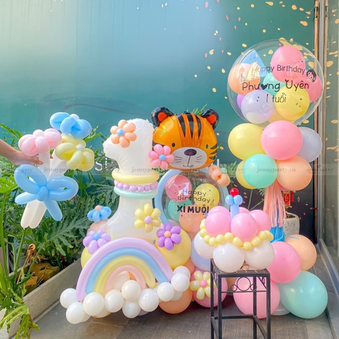 Set Bóng Bay Kết Hợp Quà Tặng