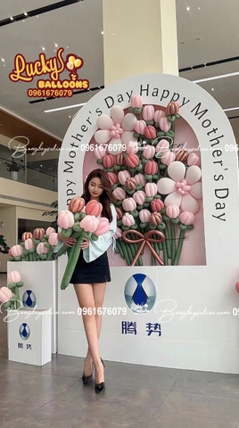 Backdrop Hoa Bóng Bay