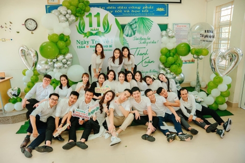 100 MẪU BACKDROP HỌP LỚP ĐẸP TẠI HÀ NỘI