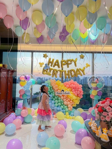 100 Set Bóng Bay Trang Trí Sinh Nhật Cho Bé Tại Hà Nội