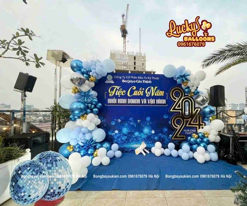 Mẫu Backdrop Year End Party