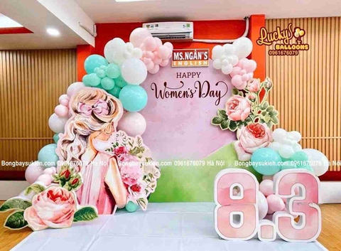 Mẫu Backdrop 8/3 Đẹp